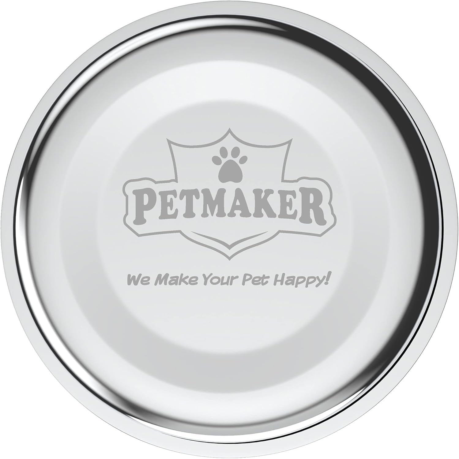 Set of 2 Stainless Steel Dog Bowls - 40Oz Pet Bowls with Decorative Dog Food Stand