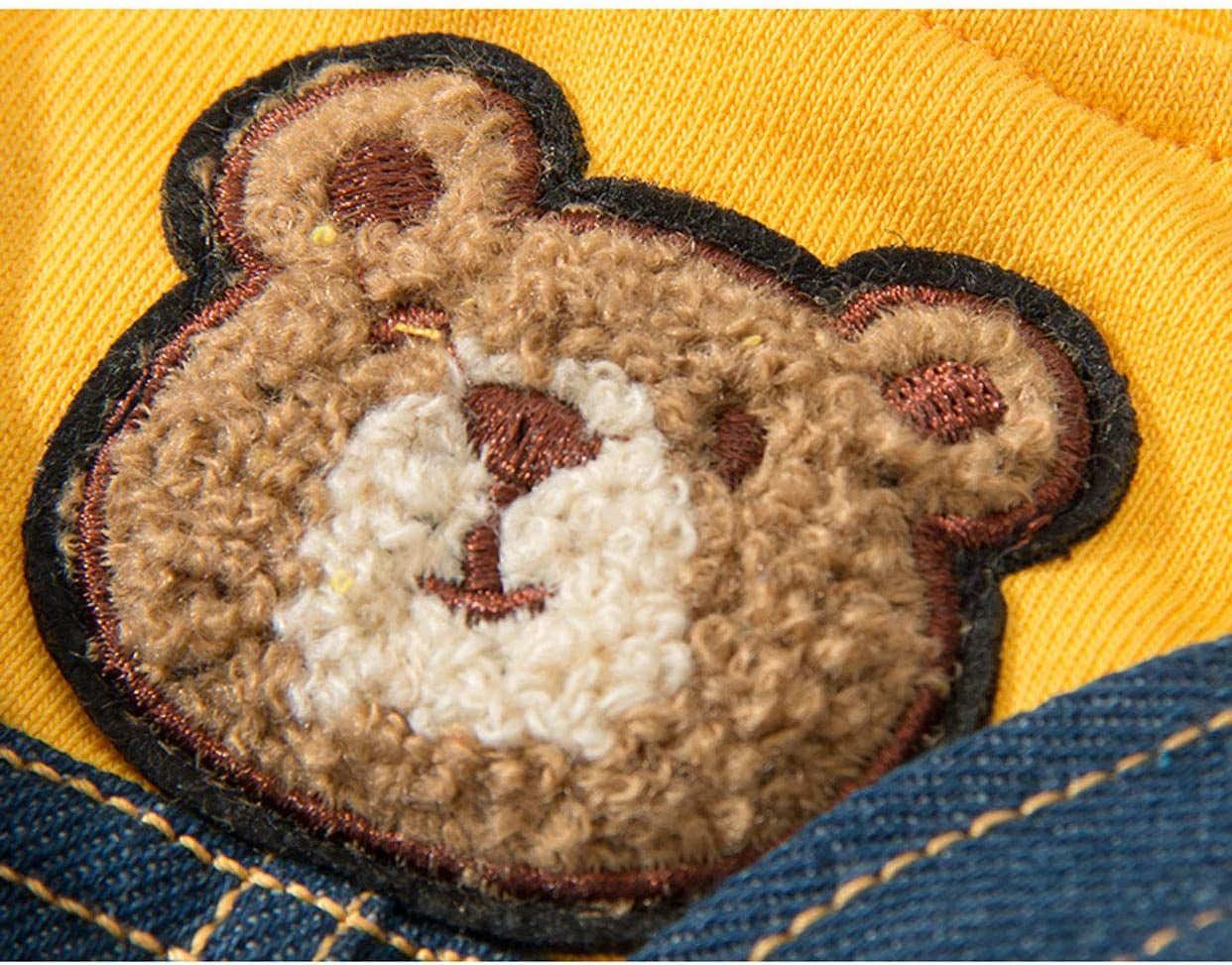 Dog Costume Clothes, Cute Denim Overalls for Small & Medium Pets