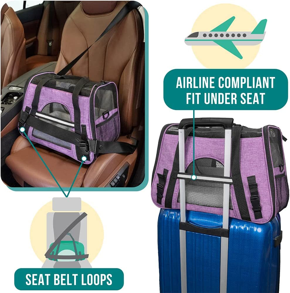 Airline Approved Pet Carrier for Cats & Small Dogs