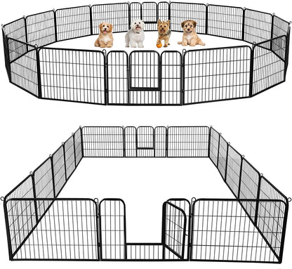 Heavy Duty Dog Playpen- 16 Penel Indoor  And Outdoor Exercise Pen