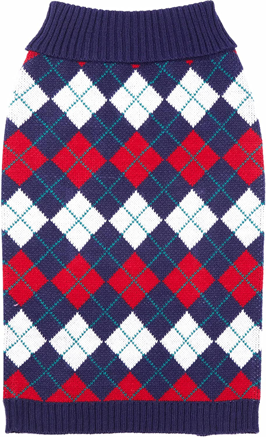 Chic Argyle All over Dog Sweater 